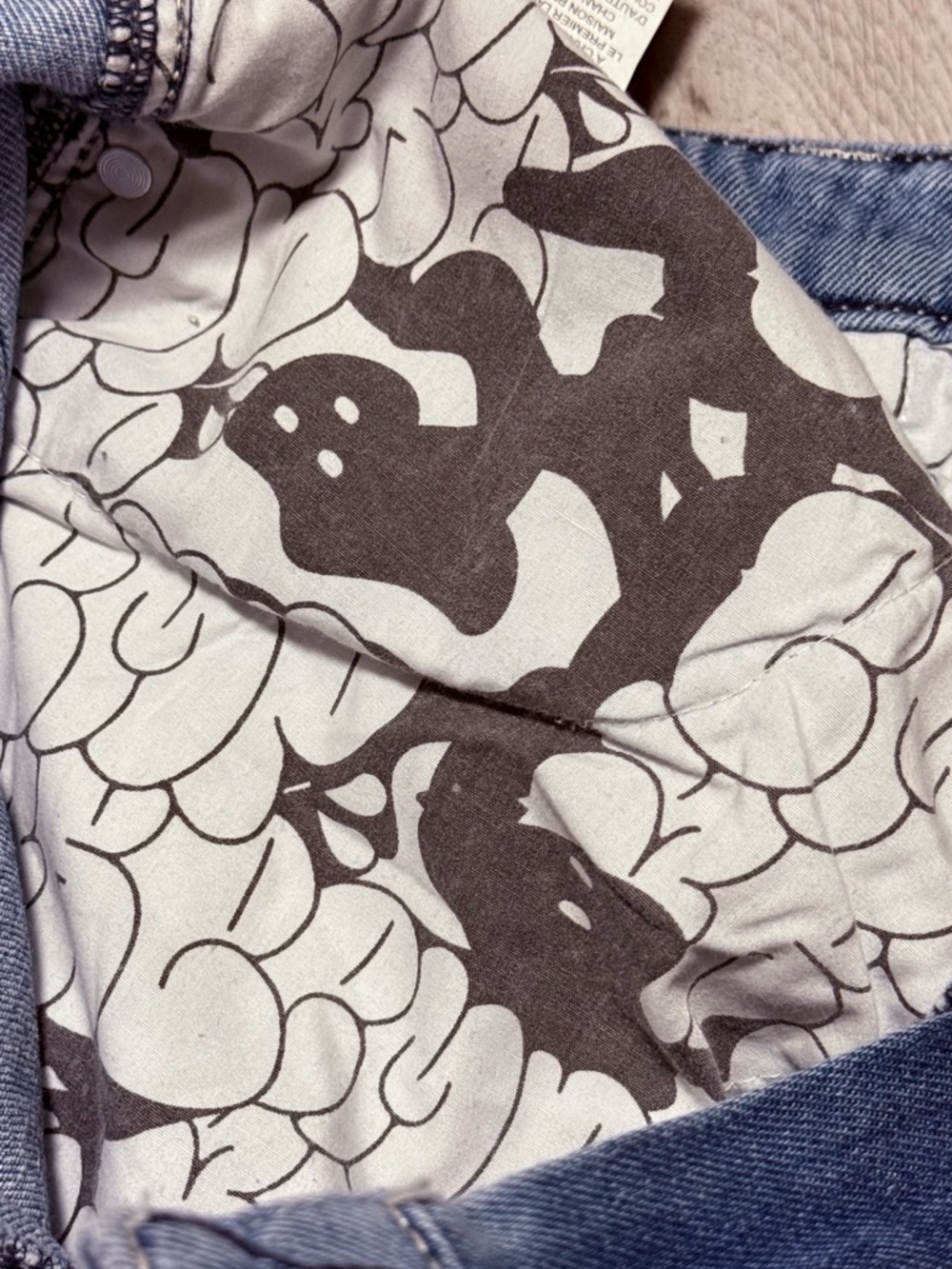 Empyre Blue Wide Leg Flare Jeans Denim Skater Graffiti style - Picture 8 of 11